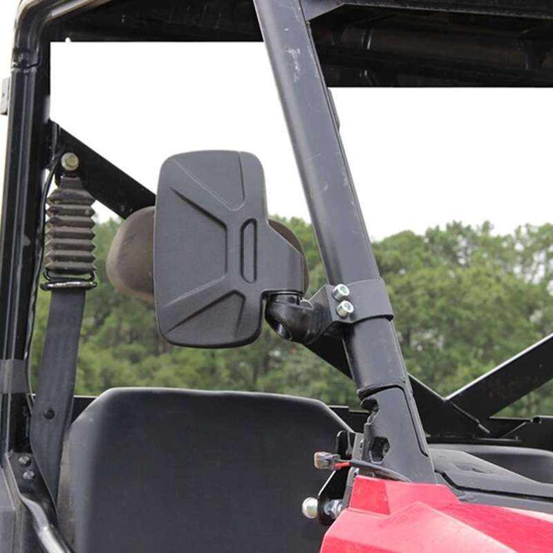Sandy Beach Car Shaped Tube Holder Rearview Mirror for UTV/ATV