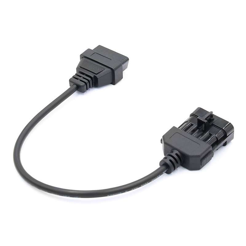 10Pin to 16Pin Car OBD2 Conversion Cable OBDII Diagnostic Adapter Cable for Opel