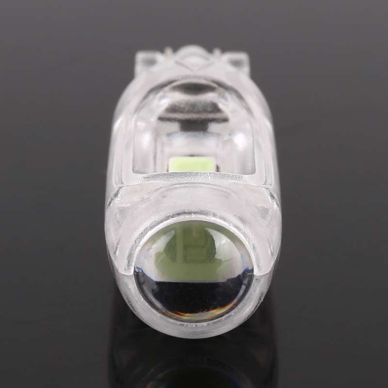 10 PCS T10 DC12V / 1W Car Clearance Light 5LEDs SMD-3030 Lamp Beads (Yellow Light)