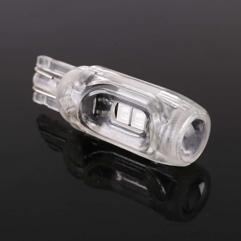 10 PCS T10 DC12V / 1W Car Clearance Light 5LEDs SMD-3030 Lamp Beads (Ice Blue Light)