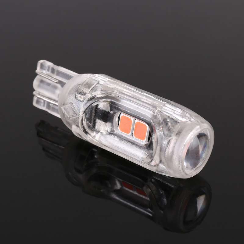 10 PCS T10 DC12V / 1W Car Clearance Light 5LEDs SMD-3030 Lamp Beads (Ice Blue Light)