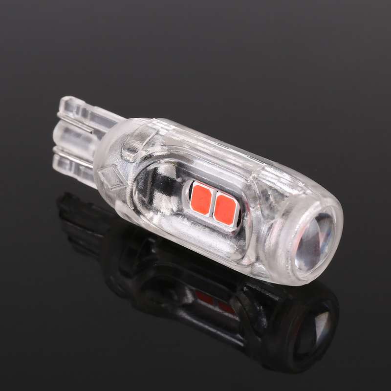 10 PCS T10 DC12V / 1W Car Clearance Light 5LEDs SMD-3030 Lamp Beads (Ice Blue Light)