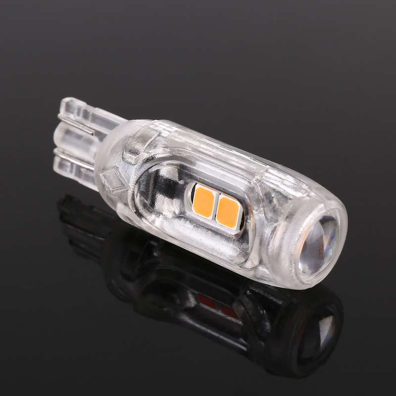 10 PCS T10 DC12V / 1W Car Clearance Light 5LEDs SMD-3030 Lamp Beads (Ice Blue Light)