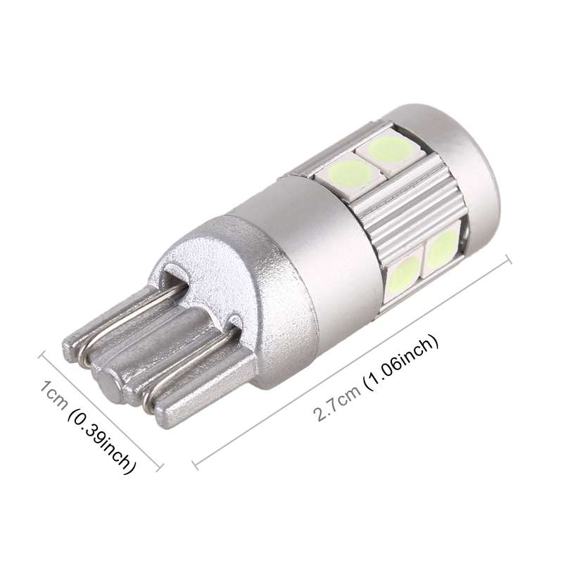 4 PCS T10 DC12V / 2W Car Clearance Light 9LEDs SMD-3030 Lamp Beads (Ice Blue Light)