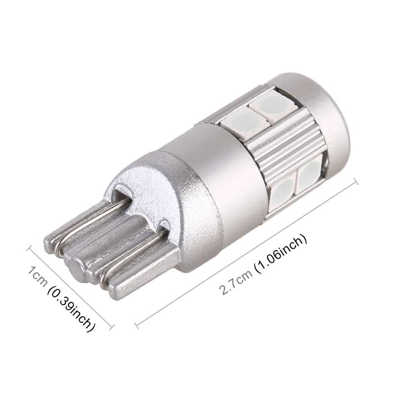 4 PCS T10 DC12V / 2W Car Clearance Light 9LEDs SMD-3030 Lamp Beads (Ice Blue Light)