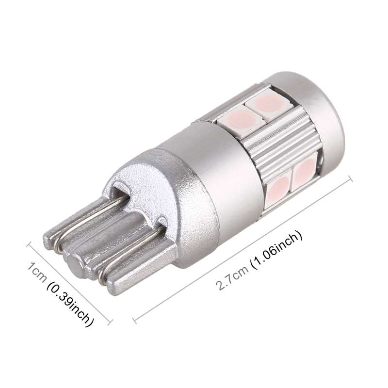 4 PCS T10 DC12V / 2W Car Clearance Light 9LEDs SMD-3030 Lamp Beads (Ice Blue Light)