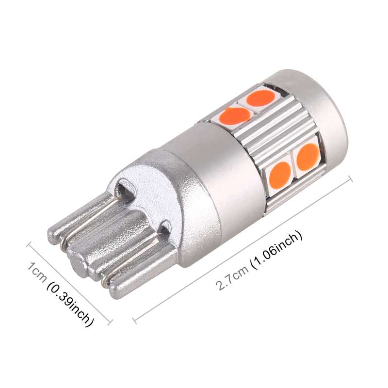 4 PCS T10 DC12V / 2W Car Clearance Light 9LEDs SMD-3030 Lamp Beads (Ice Blue Light)