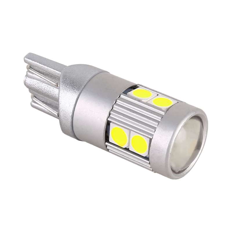 4 PCS T10 DC12V / 2W Car Clearance Light 9LEDs SMD-3030 Lamp Beads (Ice Blue Light)