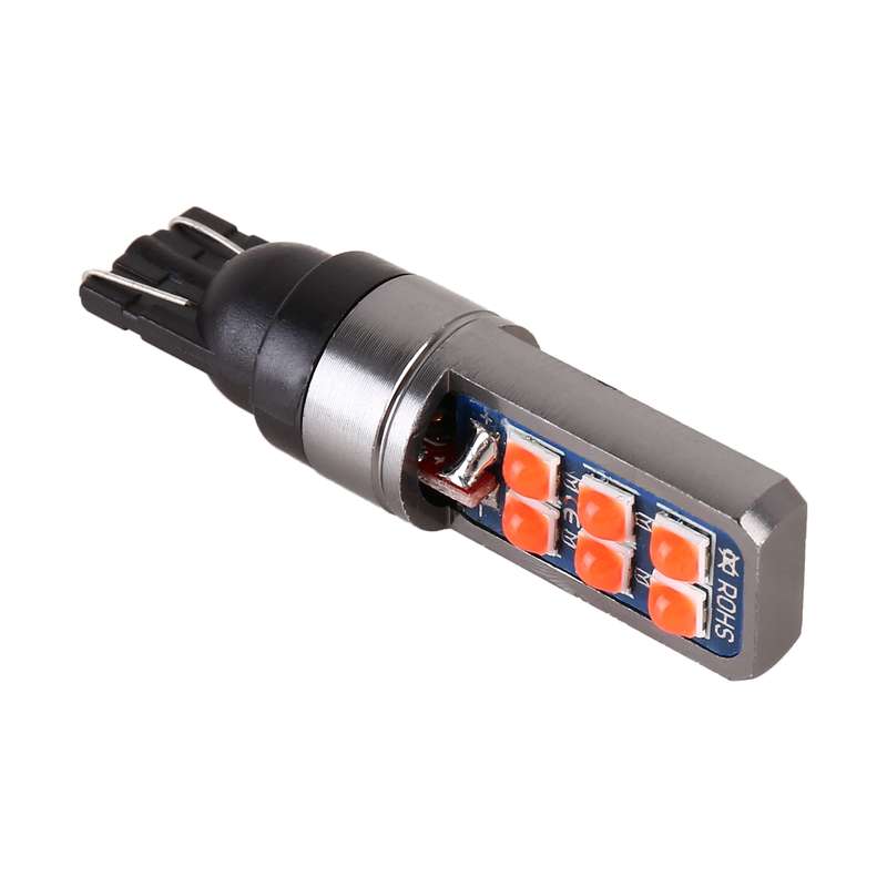4 PCS T10 DC12V / 4W Car Clearance Light 12LEDs SMD-3030 Lamp Beads (Ice Blue Light)