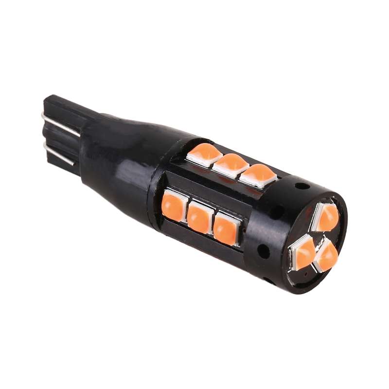 2 PCS T10 DC12V / 6.5W Car Clearance Light 15LEDs SMD-3030 Lamp Beads (Ice Blue Light)