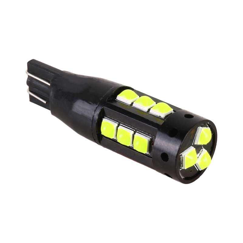 2 PCS T10 DC12V / 6.5W Car Clearance Light 15LEDs SMD-3030 Lamp Beads (Ice Blue Light)