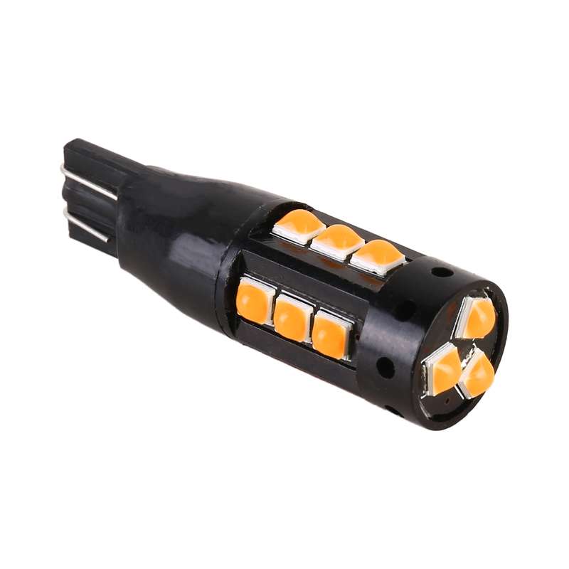 2 PCS T10 DC12V / 6.5W Car Clearance Light 15LEDs SMD-3030 Lamp Beads (Ice Blue Light)