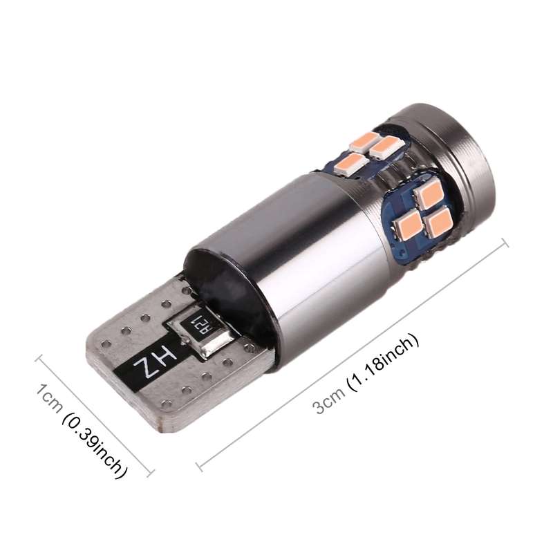 4 PCS T10 DC12V / 2.5W Car Clearance Light 18LEDs SMD-3020 Lamp Beads(Ice Blue Light)
