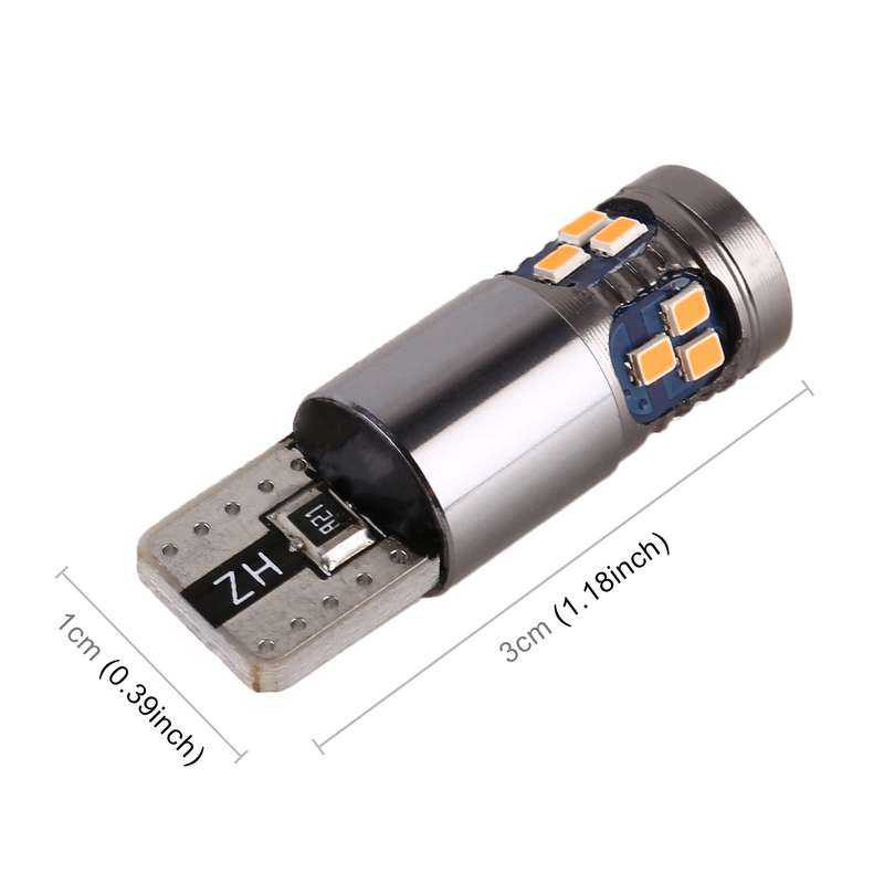4 PCS T10 DC12V / 2.5W Car Clearance Light 18LEDs SMD-3020 Lamp Beads(Ice Blue Light)