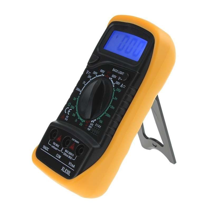 XL830L LCD Backlit Handheld Digital Multimeter