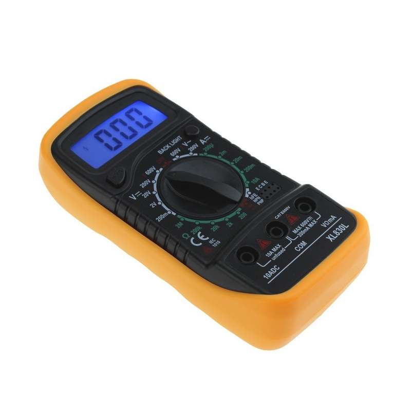 XL830L LCD Backlit Handheld Digital Multimeter