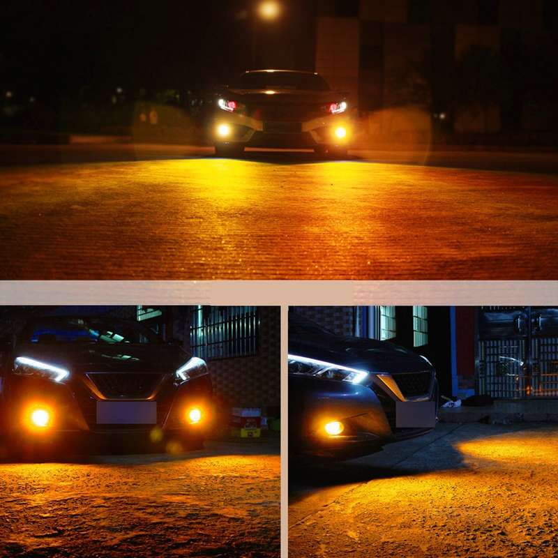 1 Pair H3 DC12V / 5W Car LED Fog Light with 42LEDs SMD-2016 Lamp Beads (White Light)