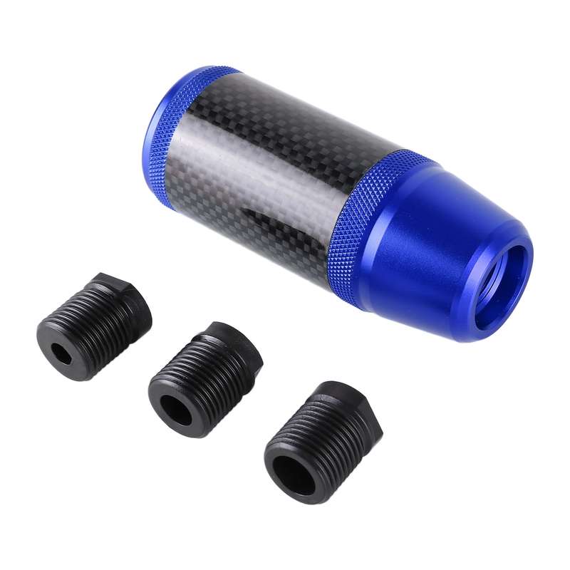 Universal Car Carbon Fiber Metal Gear Shift Knob (Gold)