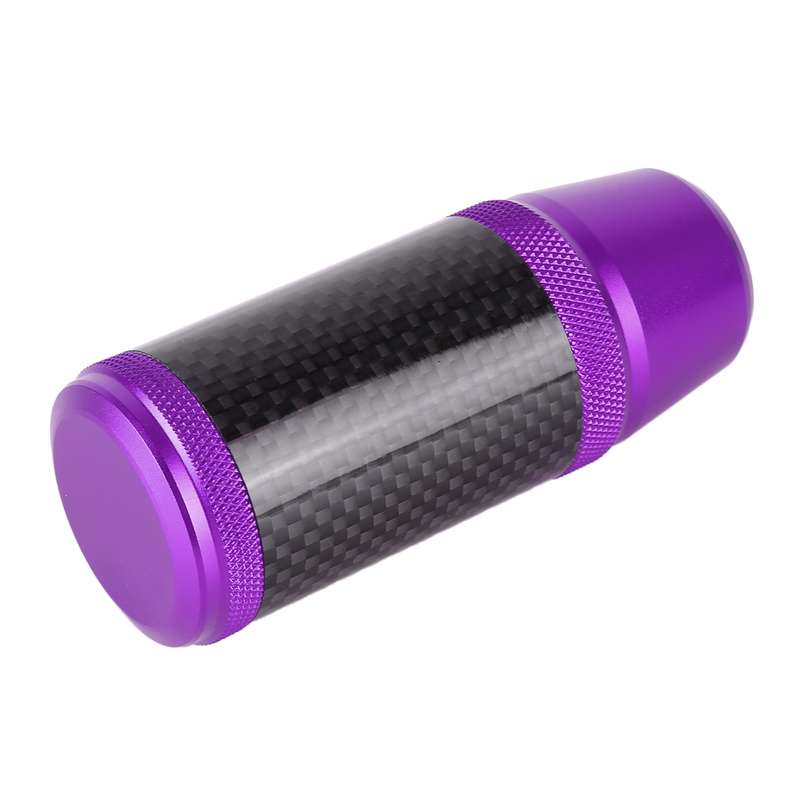 Universal Car Carbon Fiber Metal Gear Shift Knob (Gold)