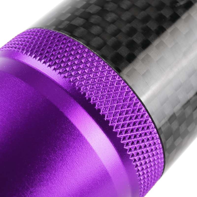 Universal Car Carbon Fiber Metal Gear Shift Knob (Gold)