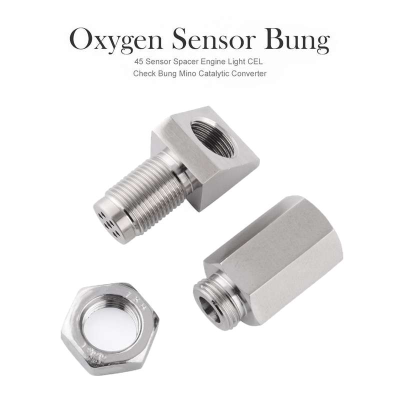 Car 45 Degree Oxygen Sensor M18x1.5 Adapter