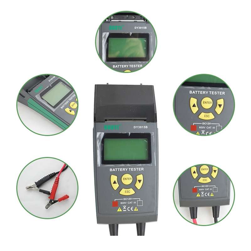 DUOYI DY3015B Car Multi-language 12V Battery Tester