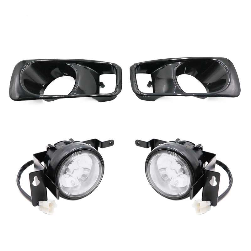 1 Pair Car Modified Front Fog Light for Honda Civic 1999-2000 (White Light)