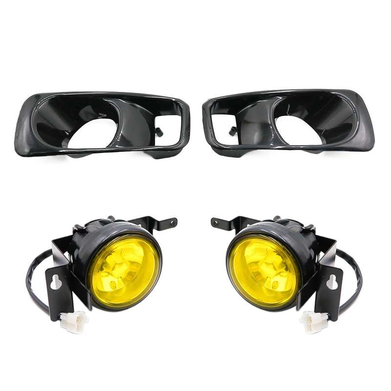 1 Pair Car Modified Front Fog Light for Honda Civic 1999-2000 (White Light)
