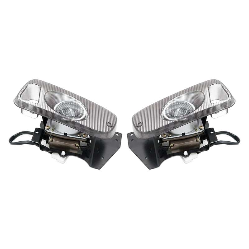 1 Pair Car Modified Front Fog Light for Honda Civic 1992-1995 (White Light)