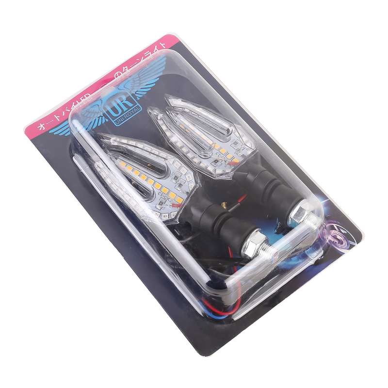 Motorcycle Turn Signal Light DC12V 1W 33LEDs SMD-3528 Lamp Beads (Blue Light)