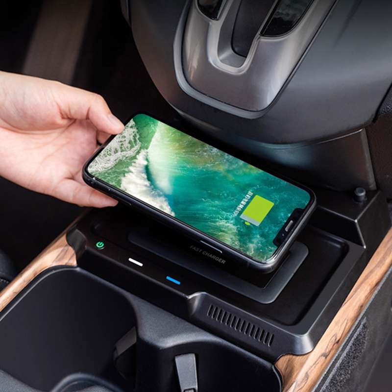 HFC-1003 Car Qi Standard Wireless Charger 10W Quick Charging for Honda CR-V 2017-2019, Left Driving