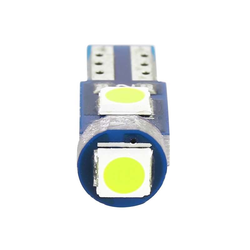 10 in 1 Car T5 0.2W DC12V Instrument Panel LED Decorative Light(Pink Light)