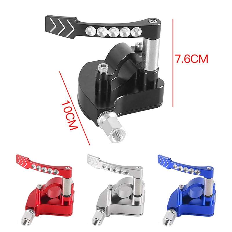 Motorcycles 7/8 Thumb Throttle Assembly Pull (Black)