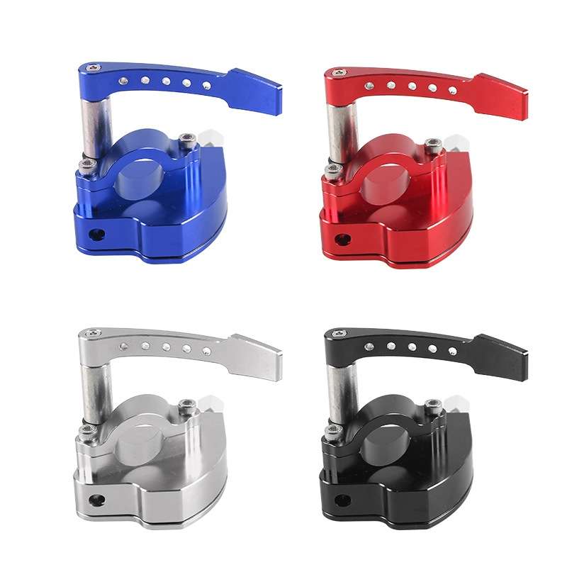 Motorcycles 7/8 Thumb Throttle Assembly Pull (Black)