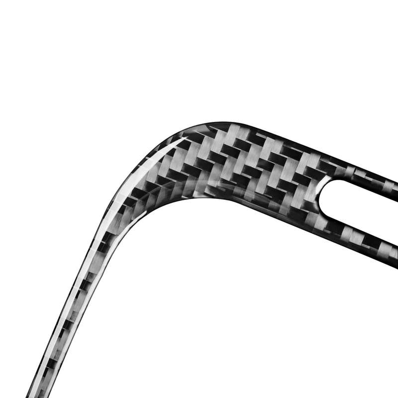 2 PCS / Set Carbon Fiber Car Left and Right Air Outlets Frame Decorative Sticker for Volkswagen Scir