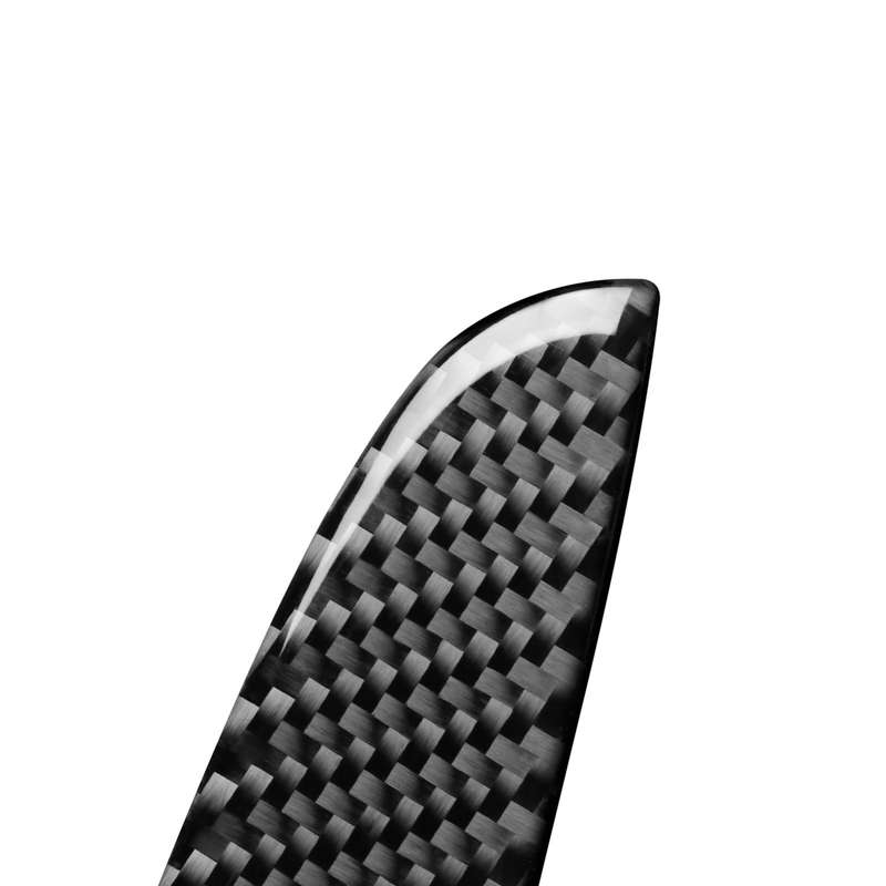 2 PCS / Set Carbon Fiber Car Light Eyebrow Decorative Sticker for Volkswagen Scirocco 2009-2016,Left