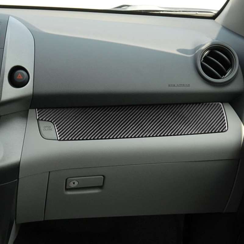 Carbon Fiber Car Co-pilot Control Panel Decorative Sticker for Toyota Old RAV4 2006-2013,Left Drive