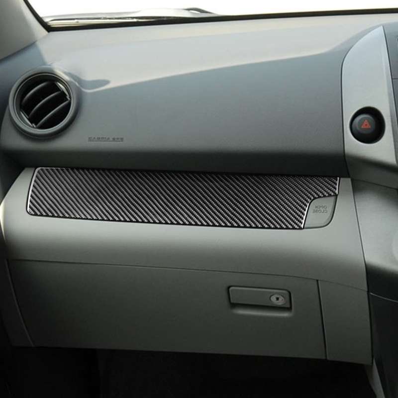 Carbon Fiber Car Co-pilot Control Panel Decorative Sticker for Toyota Old RAV4 2006-2013,Right Drive