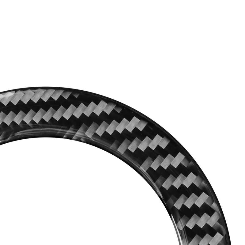 Carbon Fiber Car Steering Wheel Decorative Sticker for Toyota Old RAV4 2006-2013,Left and Right Driv