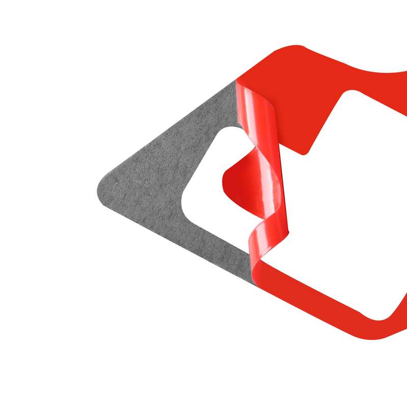 Carbon Fiber Car Gear Decorative Sticker for Toyota Corolla 2014-2018,Left Drive(Red)