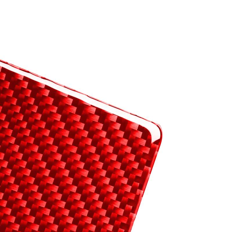 Carbon Fiber Car Cigarette Lighter Cover Decorative Sticker for Toyota Corolla 2014-2018,Left and Ri