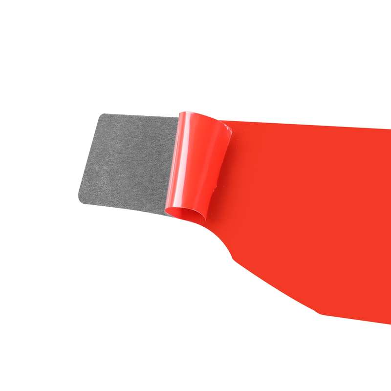 Carbon Fiber Car Headlight Switch Decorative Sticker for Toyota Corolla 2014-2018,Left Drive (Red)