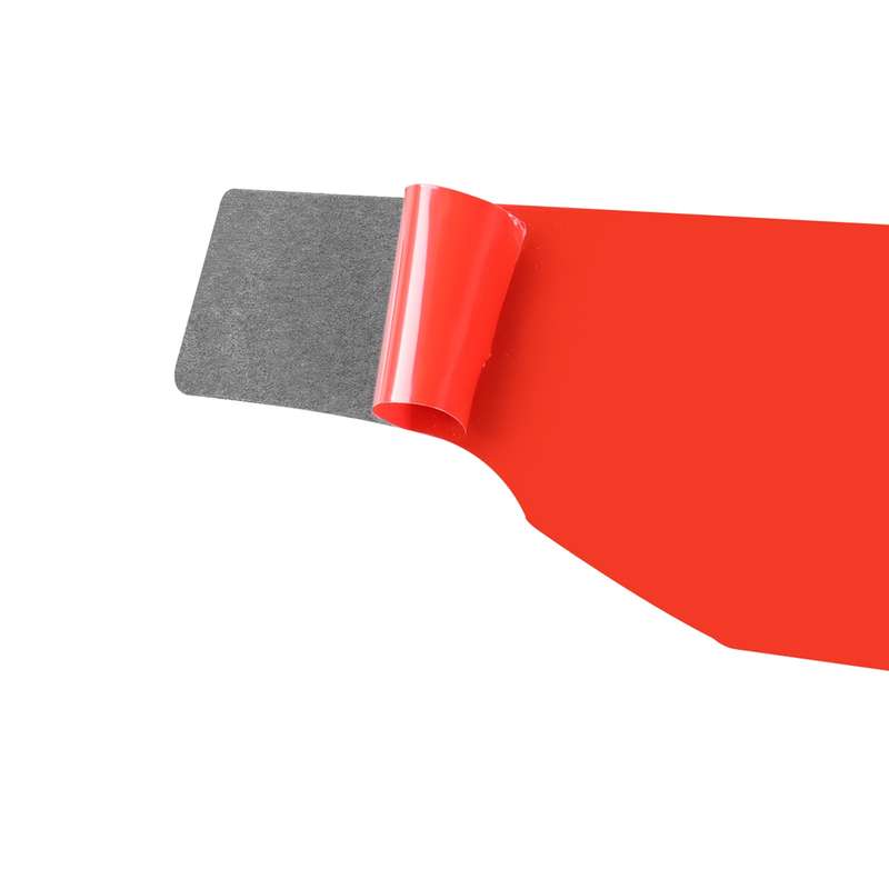 Carbon Fiber Car Headlight Switch Decorative Sticker for Toyota Corolla 2014-2018,Right Drive (Red)