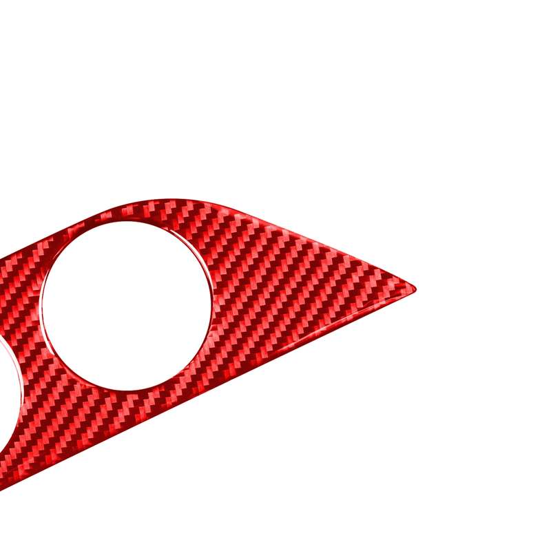 Carbon Fiber Car Air Conditioner Switch Panel A Decorative Sticker for Toyota Corolla 2014-2018,Left