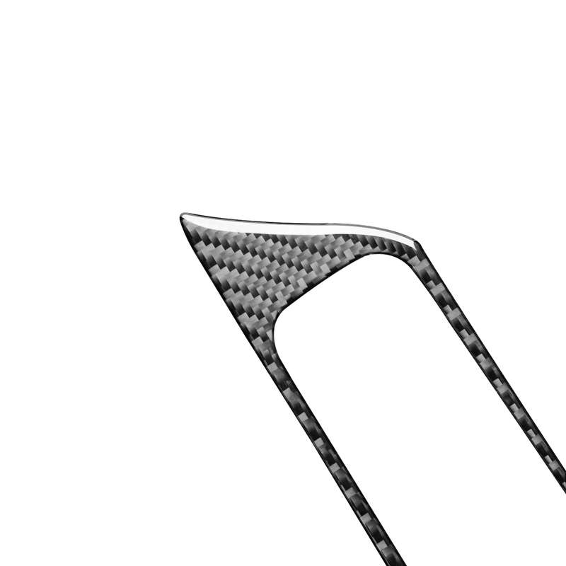 4 PCS / Set Carbon Fiber Car Glass Lift Switch Decorative Sticker for Mercedes-Benz B-Class 2019 / G