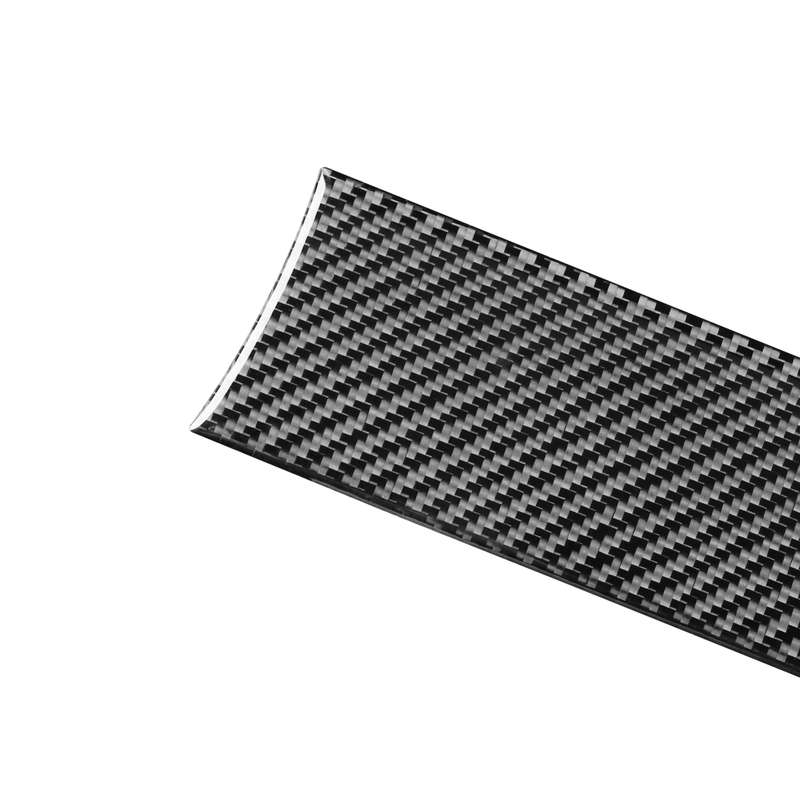 2 PCS / Set Carbon Fiber Car Armrest Box Panel Decorative Sticker for Mercedes-Benz B-Class 2019 / G