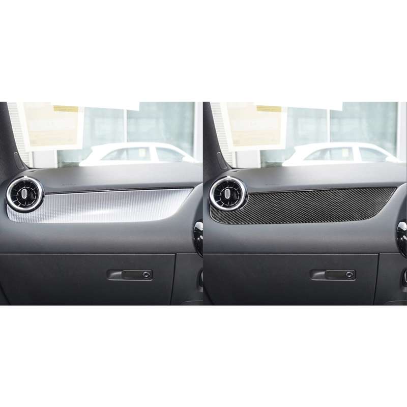 Carbon Fiber Car Co-pilot Control Panel Decorative Sticker for Mercedes-Benz B-Class 2019 / GLB 2020