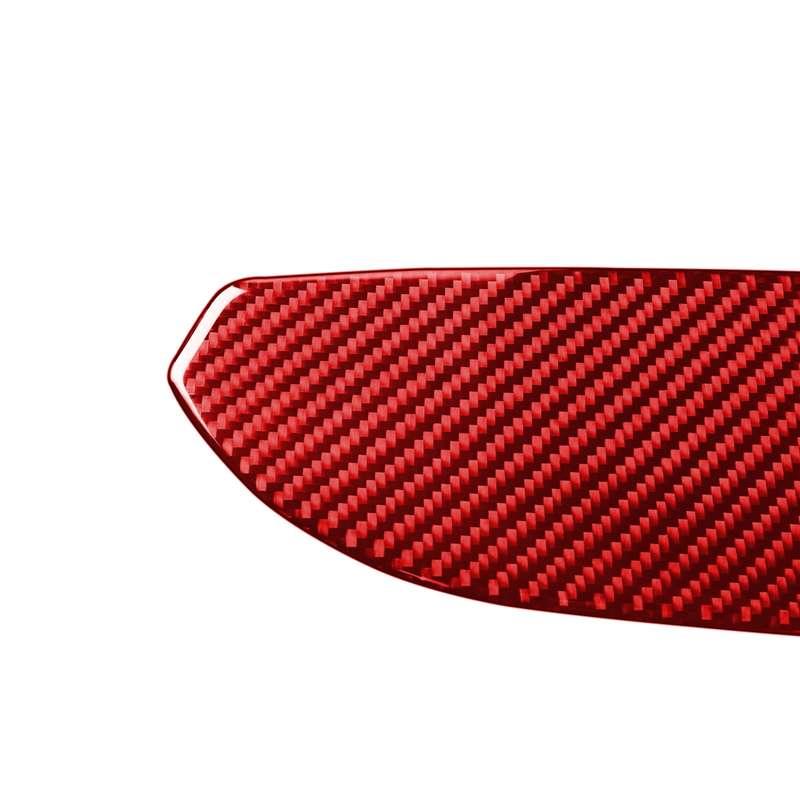 4 PCS / Set Carbon Fiber Car Door Armrest Panel Decorative Sticker for Toyota Tundra 2014-2018,Left
