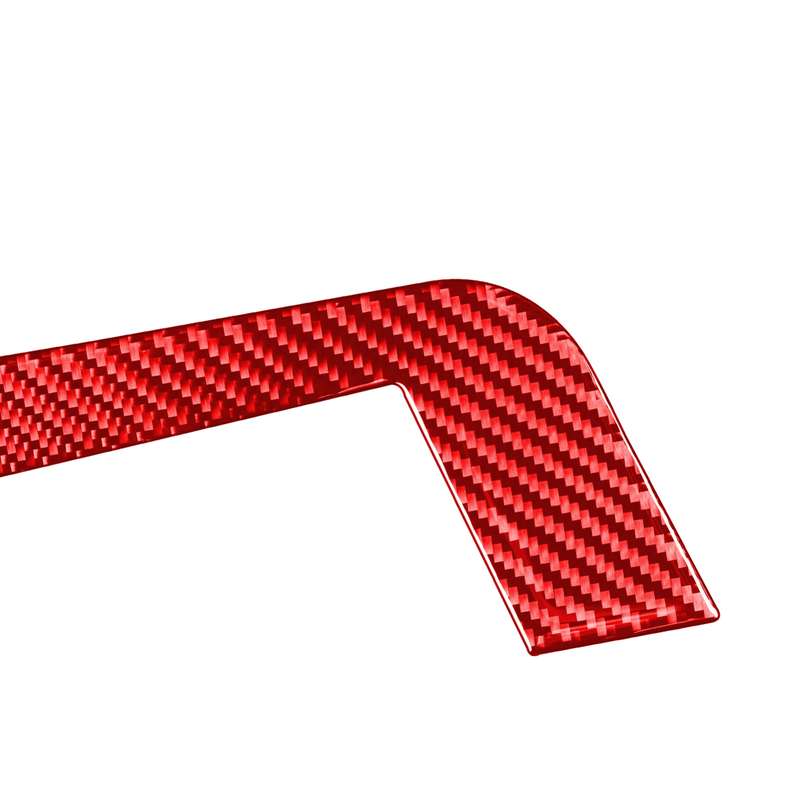 2 PCS / Set Carbon Fiber Car Central Control Gear Side Trim Decorative Sticker for Toyota Tundra 201