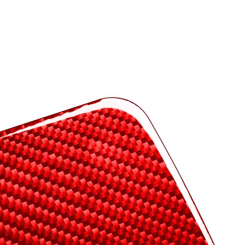Carbon Fiber Car Dashboard Storage Box Mat Decorative Sticker for Toyota Tundra 2014-2018,Left and R